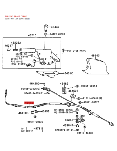 Cavo freno a mano Per Toyota Land Cruiser J7 (HZJ75) -... 2