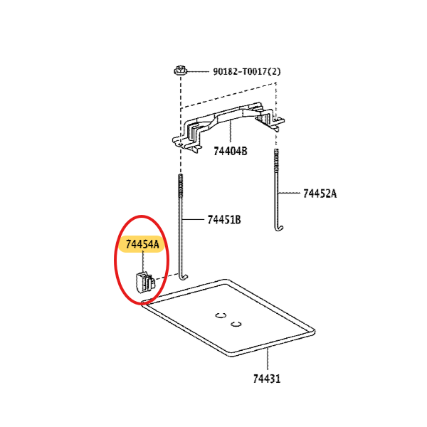 suporte de barra de bateria, para Toyota Hilux...