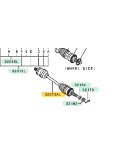 HOMOCINETICA COMPLETA (LADO IZQUIERDO) MITSUBISHI MONTERO V60 PEDDERS 2