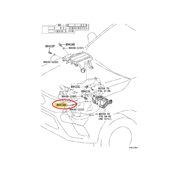 Intake air temperature sensor (engine...