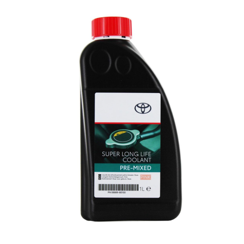Anticongelante refrigerante Original Toyota Super Long Life Coolant (color rosa/1 L) - Original Toyota Land Cruiser
