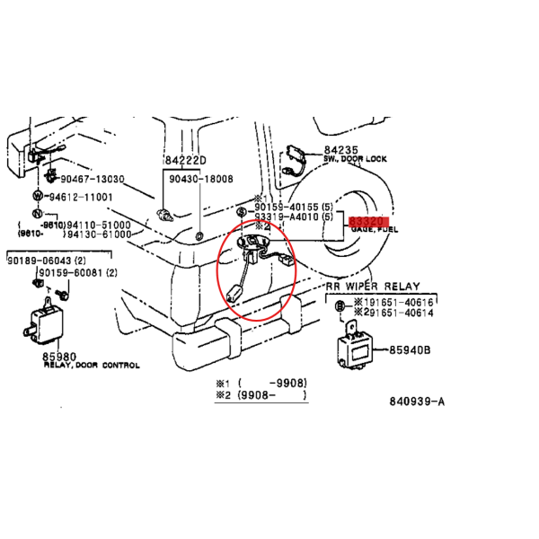 Sonda nivel combustible depósito gasoil (motor...