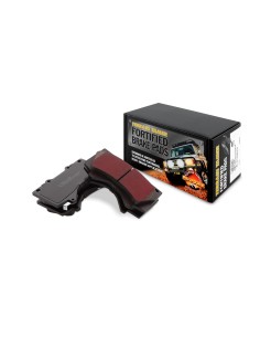 Kit of 4 Front Brake Pads, high-performance FORTIFIED...