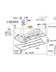 Couvercle de soupapes (moteur 1GDFTV/2GDFTV), pour Toyota...