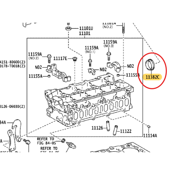 Nockenwellen-Dichtring (Motor 1GDFTV/2GDFTV),...