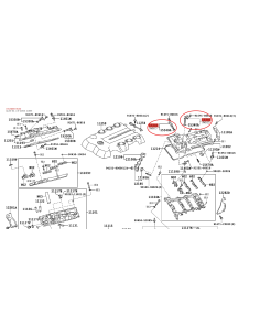 Oil control valve VVT-i Nº2 (1GRFE engine), for Toyota...