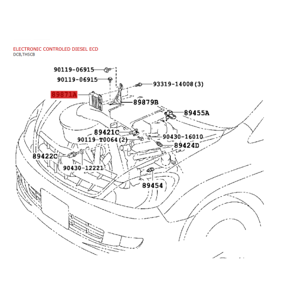 Module de contrôle des injecteurs, pour Toyota...