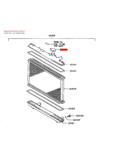 Bouchon de radiateur (moteur 3SFE), pour Toyota RAV4...