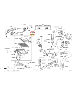 Luftmassenmesser (Motor 1VDFTV) für Toyota Land Cruiser...