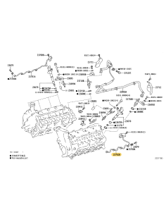 Rücklaufleitung Injektoren Nr. 2 (Motor 1VDFTV), für...