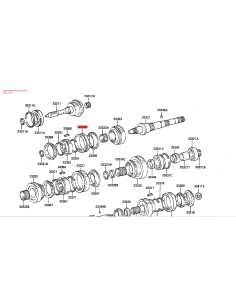 Synchronizer Sleeve No.2 for Gearbox for Toyota Land...