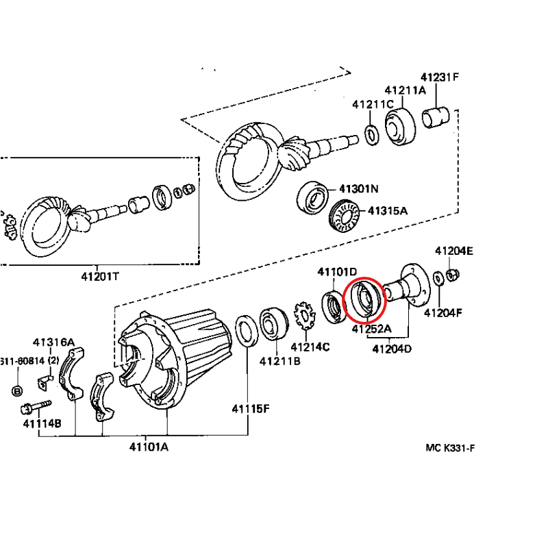 Deflettore polvere tenuta su piastra, per Toyota Land Cruiser J8 - Originale Toyota Land Cruiser