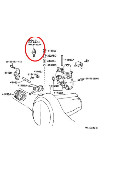CONECTOR HEMBRA TESTIGO ENTRADA BLOQUEO