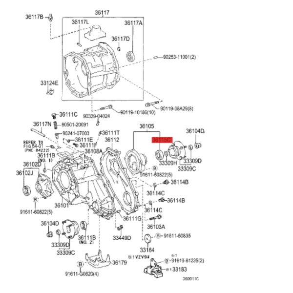 RETEN CAJA TRANSFER FRONTAL
