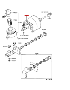 BOMBA FRENO  J8 (CON ABS) AISIN ORIGINAL TOYOTA LAND CRUISER 2