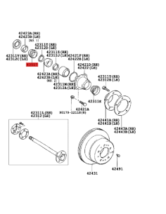 CAPTADOR TRASERO ABS  J-10 2