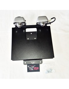 SOPORTE TRASERO DE MATRICULA EMBELLECEDOR J-4 2