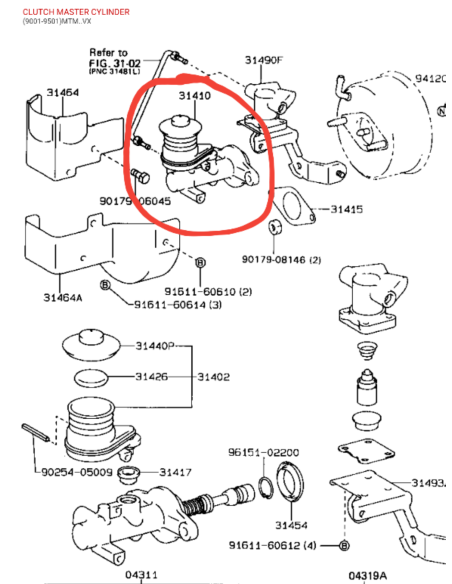 BOMBA EMBRAGUE AISIN J8 (CON ASISTENCIA) ORIGINAL TOYOTA