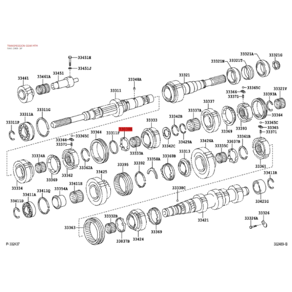SINCRONIZADOR Nº 2 J-12/15 (6 MARCHAS)