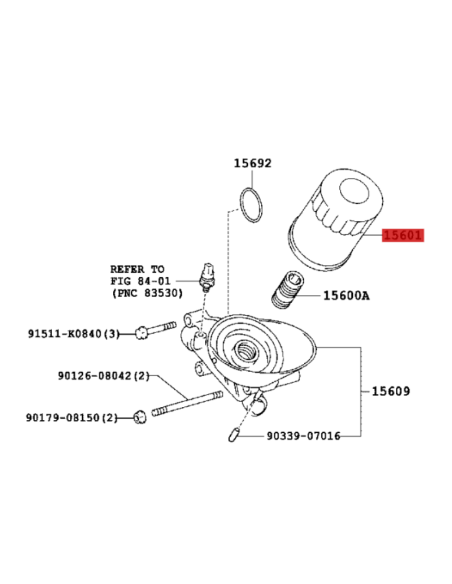 FILTRO ACEITE MOTOR FJ CRUISER