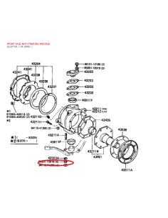 Arandela perno inferiore mozzo J4 / 6 / 7 / 8 - Originale... 2