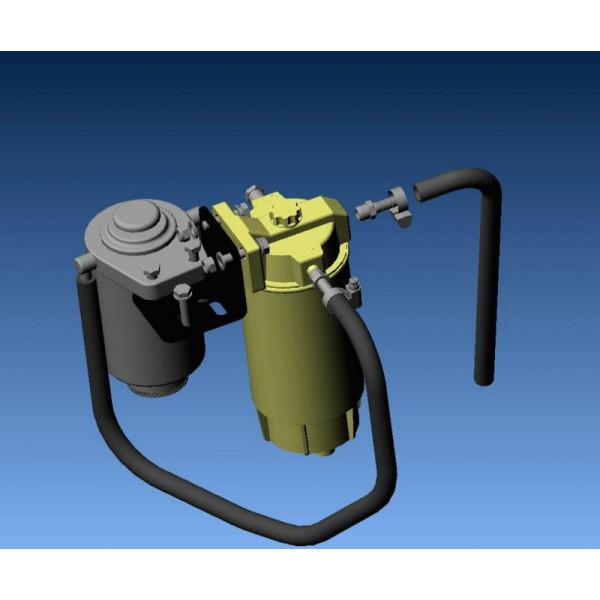 RACOR 100/200, KIT MONTAJE PREFILTRO NISSAN NAVARA D22