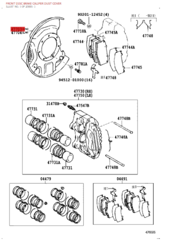 FRENO, PROTECTOR DERECHO J-8, 310mm