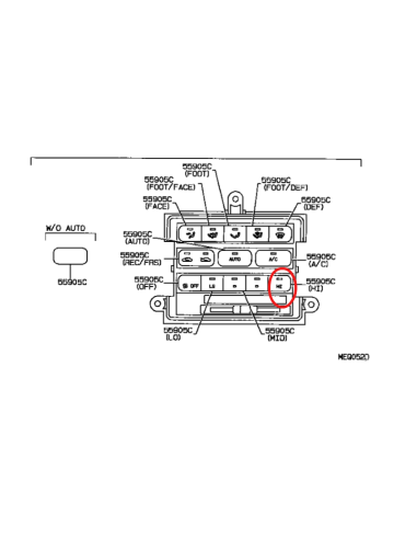 BOTONERA CENTRAL, BOTON "HI" J-8