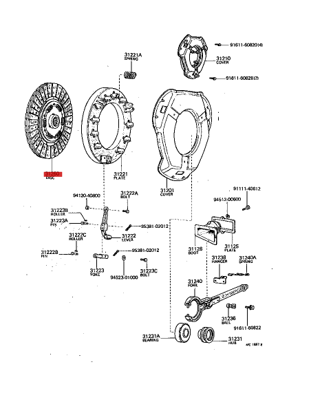 EMBRAGUE, KIT HJ45
