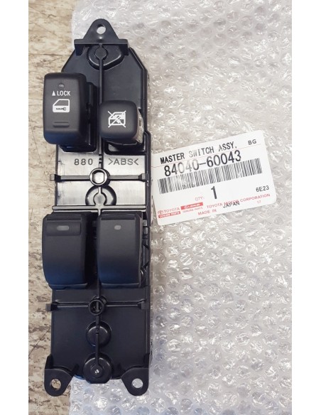 DRIVER DOOR SWITCH PANEL J12 (3 DOORS) ORIGINAL TOYOTA LAND CRUISER