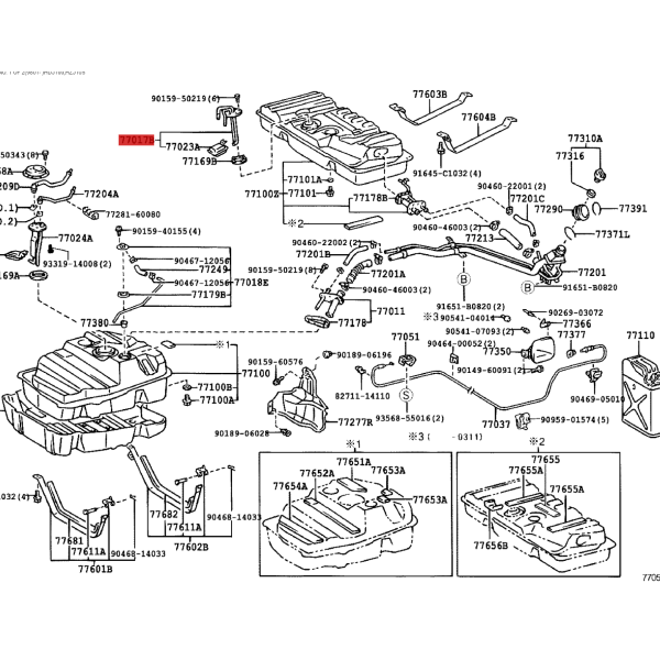 AFORADOR DEPOSITO COMBUSTIBLE ADICIONAL, HZJ105