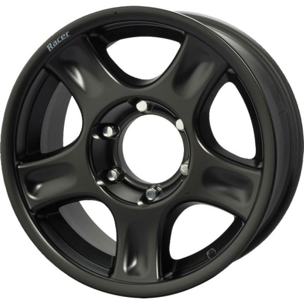 LLANTA ALUMINIO RACER 8x17/6x139,7/ET +25/NEGRO