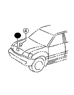 EMBLEMA TOYOTA HDJ-100 DORADO 2