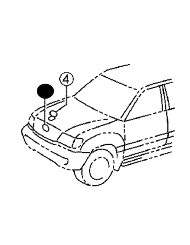 EMBLEMA TOYOTA HDJ-100 DORADO