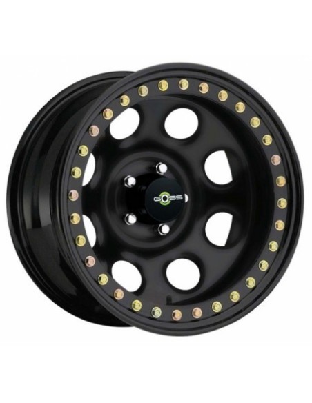LLANTA GOSS BEAD LOCK 10x15/6x139,7/ET -44/NEGRO