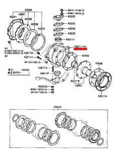 CARCASA BUJE DELANTERO IZQUIERDA J-8 CON ABS 2