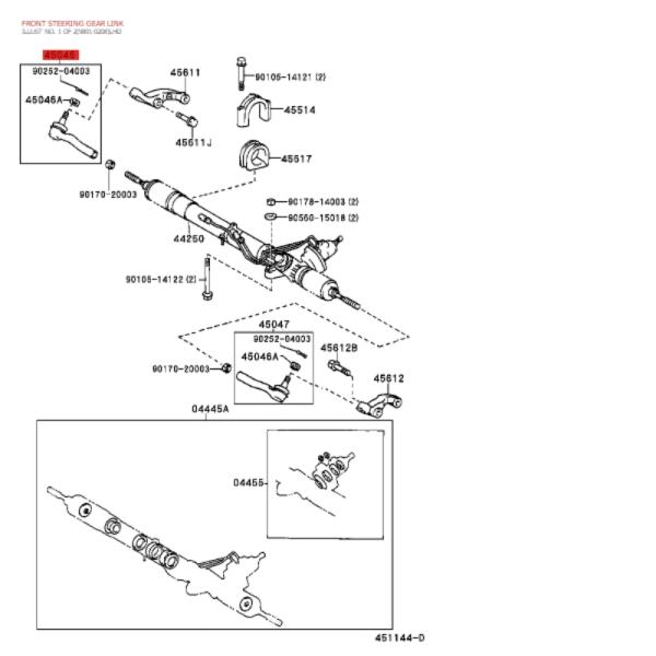 ROTULA DE DIRECCION DERECHA J-10 ANTERIOR A 08/2002