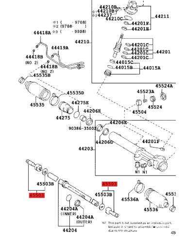 ROTULA AXIAL/INTERIOR J-9