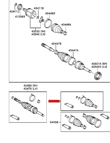 KIT FUELLE TRANSMISION FRONTAL J-9,SIMPLE