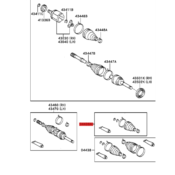 KIT FUELLE TRANSMISION FRONTAL J-9,SIMPLE