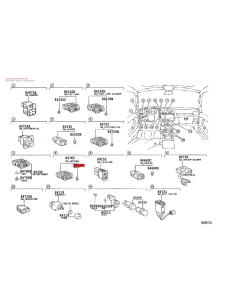 Courtesy light bulb for Toyota Land Cruiser J8 - Original... 2