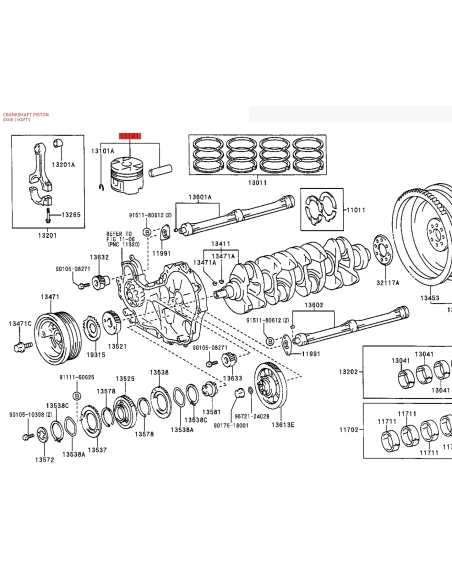 PISTON J-9/12  STD MARK 1 (163CV)